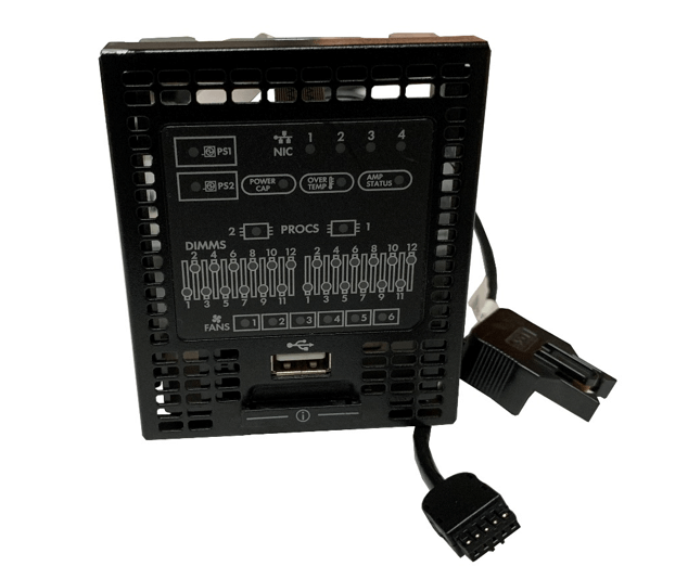 system insight display module for hpe proliant servers.></p><p>
	When it comes to HPE Server hard drives, drives that do not
display any LED icons aren’t necessarily an indicator that they are doomed to
fail. The green spinning ring is referred to as the “activity ring” and the
green LED icon usually rotates to indicate that there is drive activity. If the
green rotating circle is not rotating, then the server can be considered in an
idle state. Make sure you check the server management logs to ensure that no
drive has failed in case you see that many drives have LED icons that are not
illuminated.</p><p style=